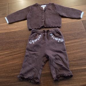 Baby Gap Sweater + Pants Set